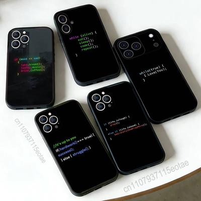 Programming Languages Coders For iPhone 12,16,13,14,15,17,11,Pro,Max,Plus,E,Air,Mini TPU Soft To Skin-friendly Phone Case