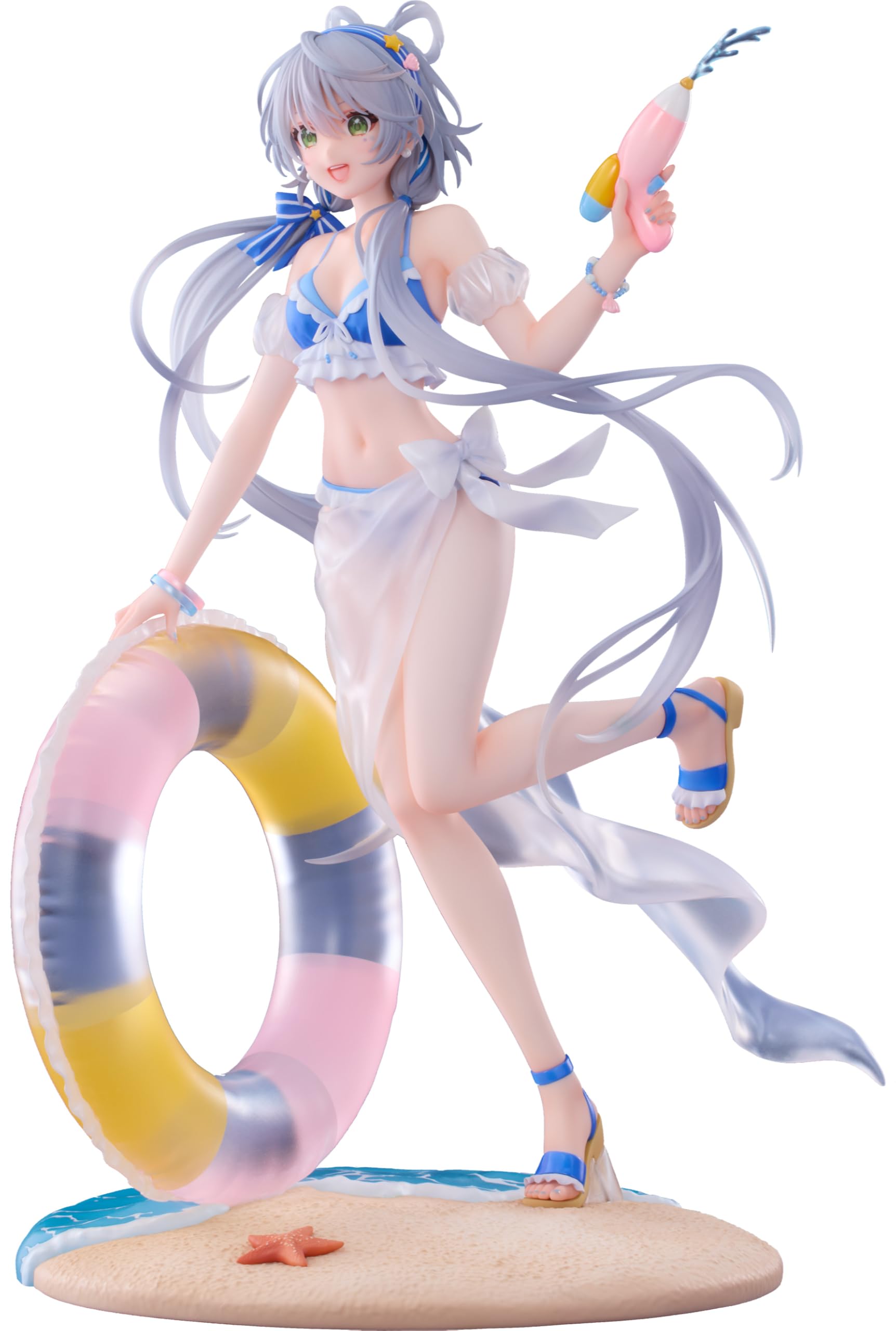 

BLACKRAY ENJOY Vsinger Luo Tianyi Summer Sea Breeze Scale PVC ABS Complete Figure Ver. 1/7 & Pre-painted синий