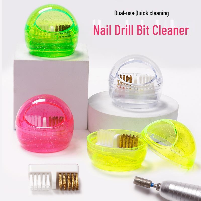 

Dual-Use Nail Drill Bit Copper Cleaning Brush & Electric Grinding Head Duster