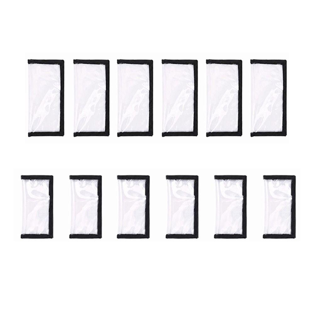 12PCS Water-Resistance Bait Storage Protector Clear Fishing Bait Wraps  Saltwater Fishing