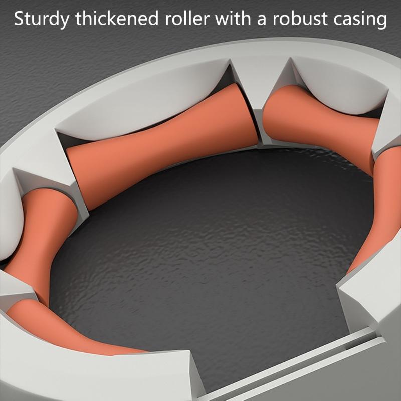 Strong Nylon Cable Guide Pulley 65mm Wide Opening Smooth Roller 330 Degree Rotation Strong for Bridge Installation