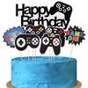13Pcs/set Video Game Cake Toppers Game On Controllers Cupcake Picks Kids Boy Girl Happy Birthday Party Cake Decoration Supplies
