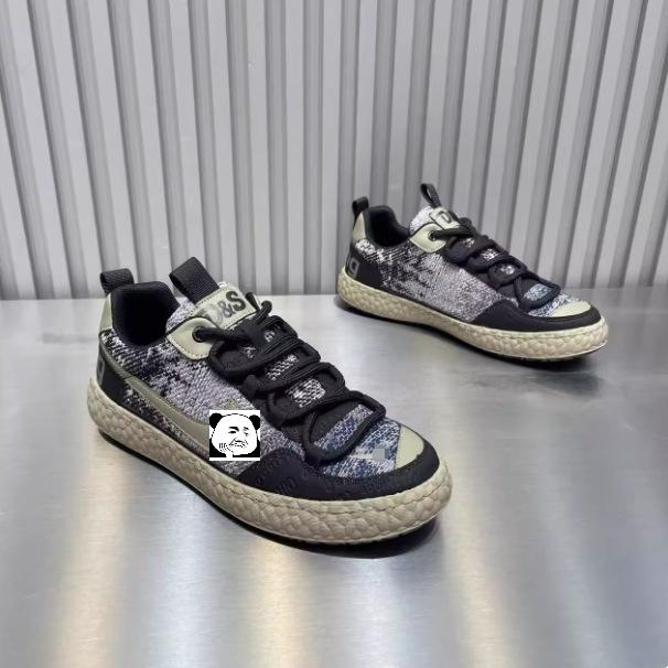 

New casual trendy color matching leather cloth popular shoes high-end cds 38