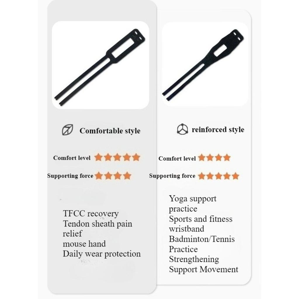 Premium Support Wrist Brace for Gym & Sports - Relief for TFCC Injury, Tendonitis & Wrist Pain - Unisex for Weightlifting, Yoga, Badminton