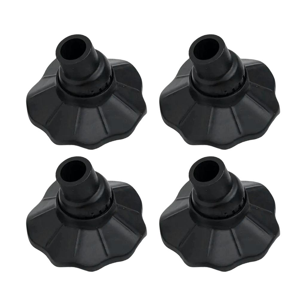 Conjunto de 4 Protetores de Pé de Cadeira Antiderrapantes e Resistentes ao Desgaste para Acampamento ao Ar Livre