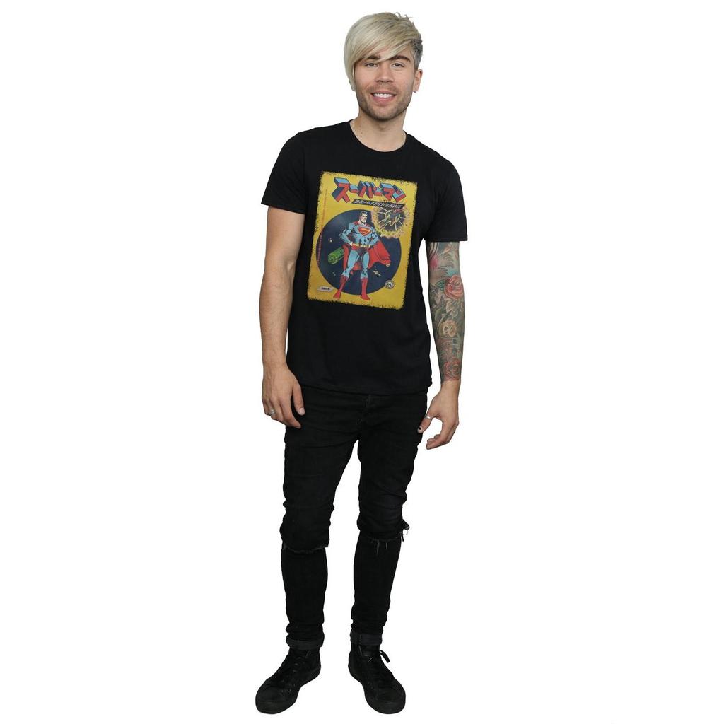 DC Comics Mens Superman International Cover T-Shirt