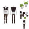 Shrek Costume With Polyester Fabric For Halloween Cosplay And Role Play