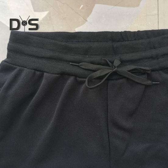 Pantaloni sportivi da uomo, tinta unita, con elastico alla caviglia, pantaloni larghi, con coulisse e cuciture rinforzate sulle tasche, per l'esercizio quotidiano