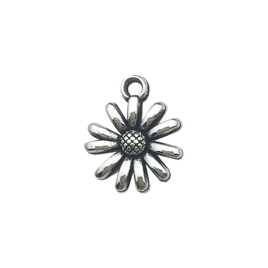 Alloy Flower DIY Jewelry Accessories for Necklace, Bracelet, Key Pendant