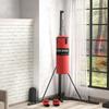 Foldable Punch Bag Stand for Heavy Bag, Speed Bag, Freestanding and Adjustable - Black