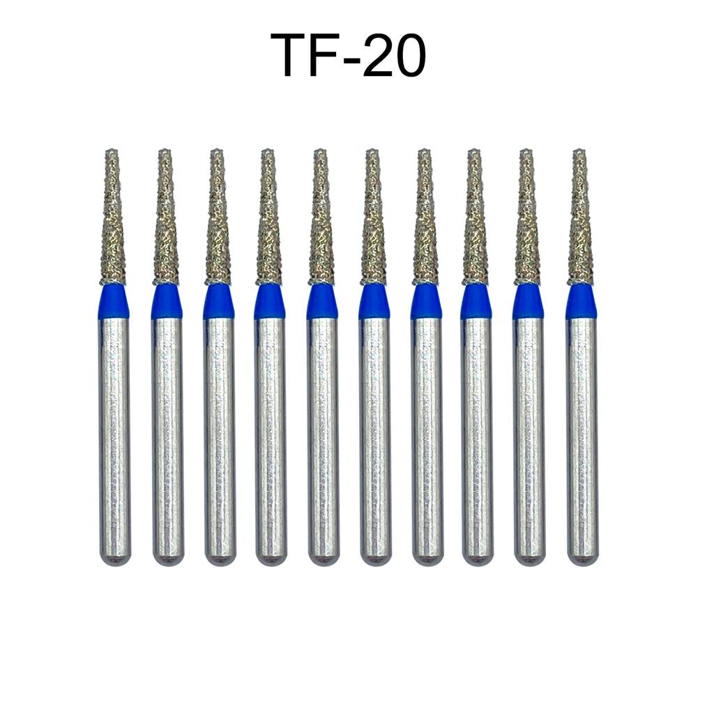 Nun Ck 10 Stück/Packung Dental Diamantbohrer für Hochgeschwindigkeits-Handstück Zahnarztbohrer FG-Serie Durchmesser 1,6 mm