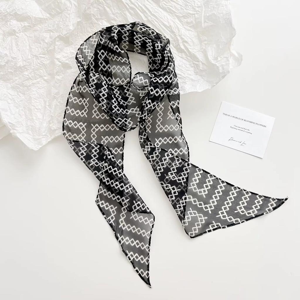 100% nature Silk Scarf Fashion Women Scarves Shawl Hijab Bandana Kerchief Pashmina Neckerchief Foulard Female Echarpe  10*150cm