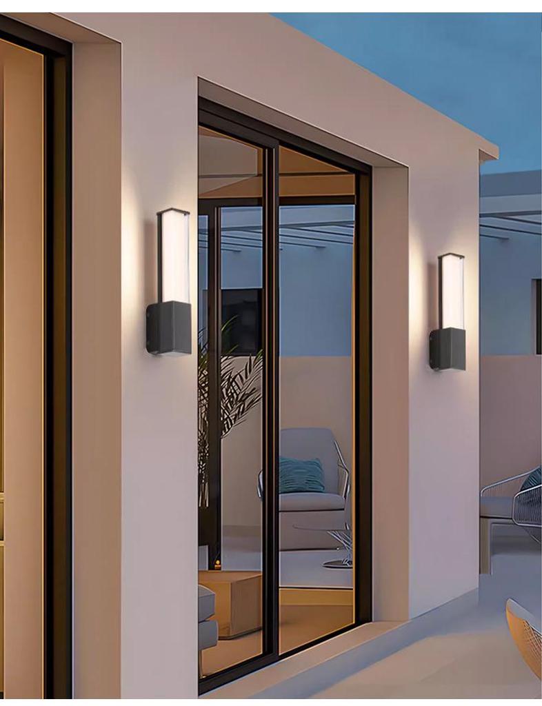 Waterproof Outdoor Wall Light for Courtyard, Corridor, Villa, Balcony, and Bedroom.