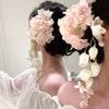 Colorful Hanfu Hair Accessories Ancient Style Chinese Style Hair Clip Flower Hairpin  Women