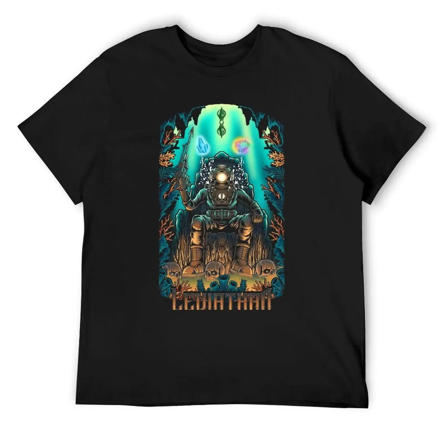 

Leviathan Diver T-Shirt vintage anime shirt luxury designer new gifts and t-shirts cotton man t-shirts mens cotton t shirts XXXXXL чорний