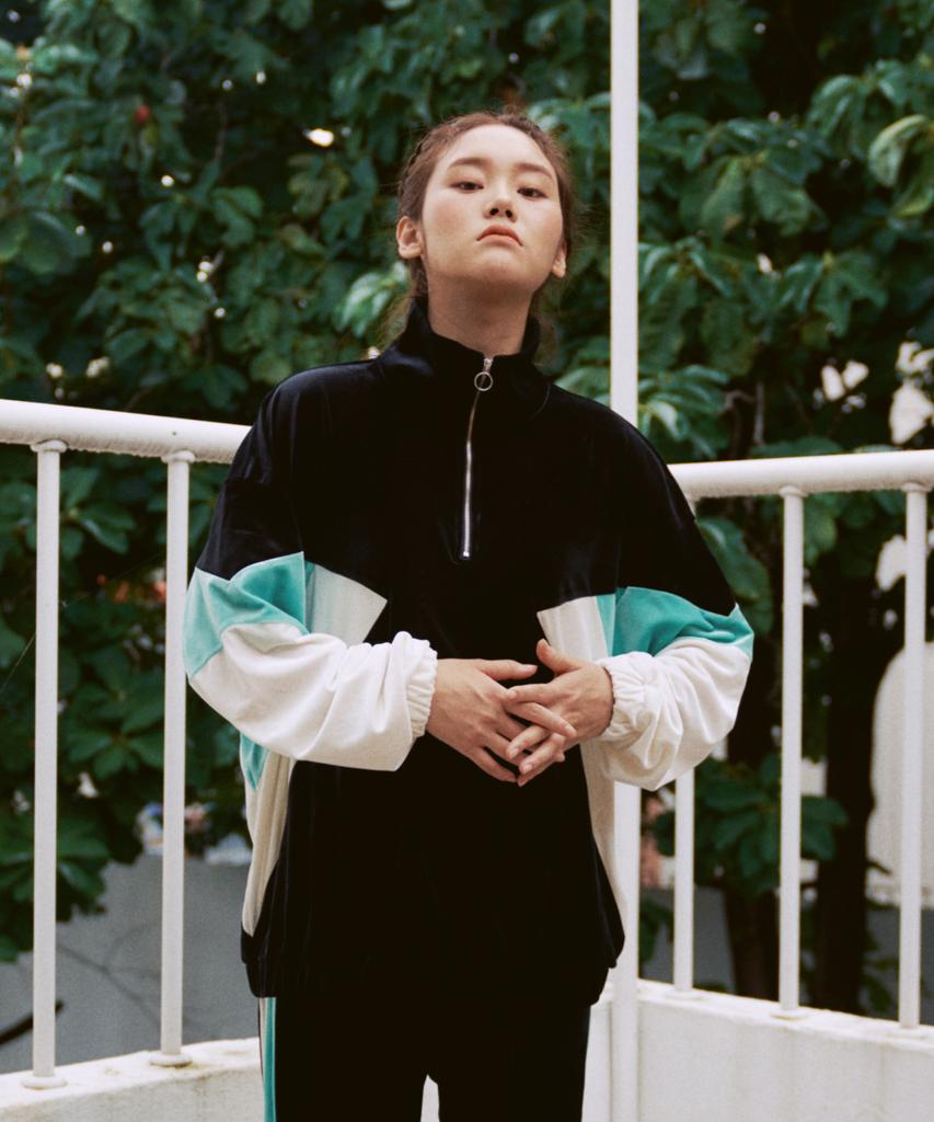 Fangoh Sl Velvet Training Zip-Up Top Black