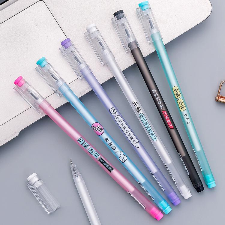 Creative Cute Black Gel Pen for Students and Office Use - Signature and Stationery Supplies