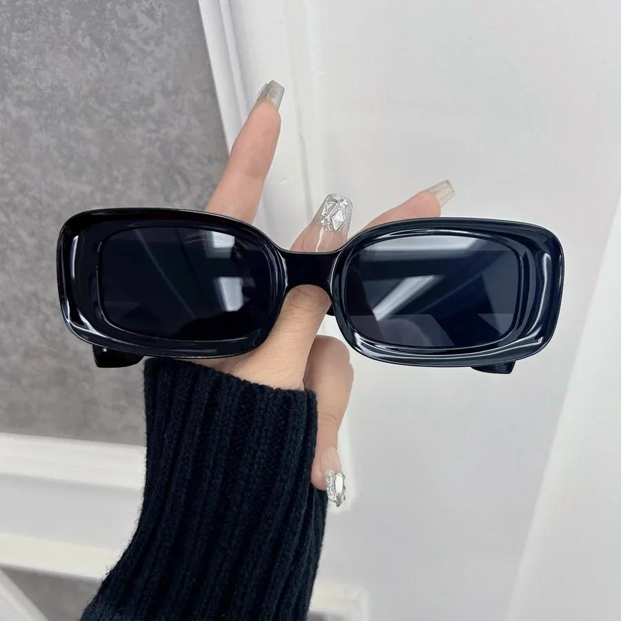 Fashion Women Sunglasses Men Square Vintage Big Frame Sun Glasses Stylish Mirror Black Retro Oculos