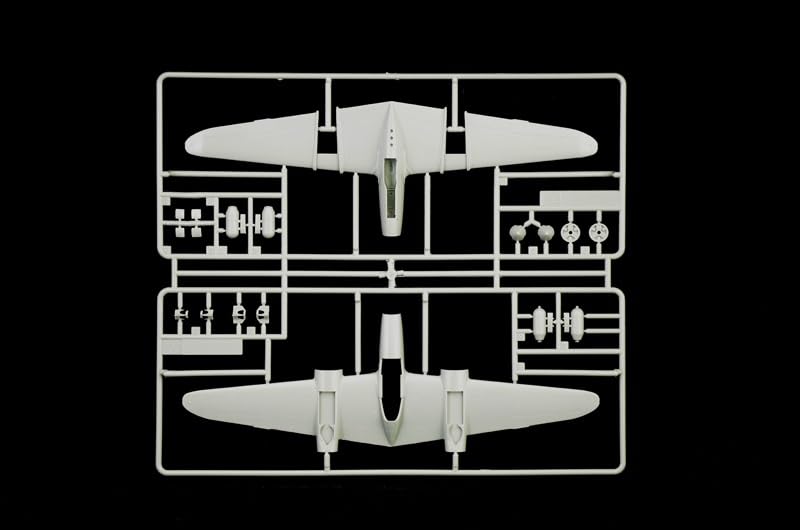 Platz Italeri 1/72 WWII American P-38J Lightning Plastic Model Kit IT1446 (Airplane)