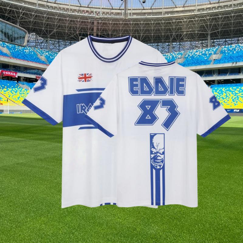 

Fashion Football Shirt Series Printed T-shirt 2025 Summer Hot Sale Training Daily Wear for Adults Men s & Women s Lightweig 5XL