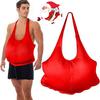 Santa Claus Fake Belly Stuffed Cosplay Tummy Santa Belly Costume for Christmas