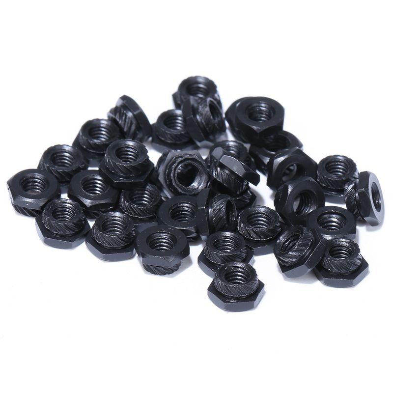 

Iflight Wing Flying Positioning Self-Locking M3 Embedded Nut FPV Accessories Oblique Pattern Hexagonal Self-Clinching Nut A pack of 20 Black