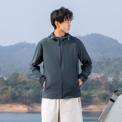 WEZHO Men's Ice Silk Sun Protection Jacket