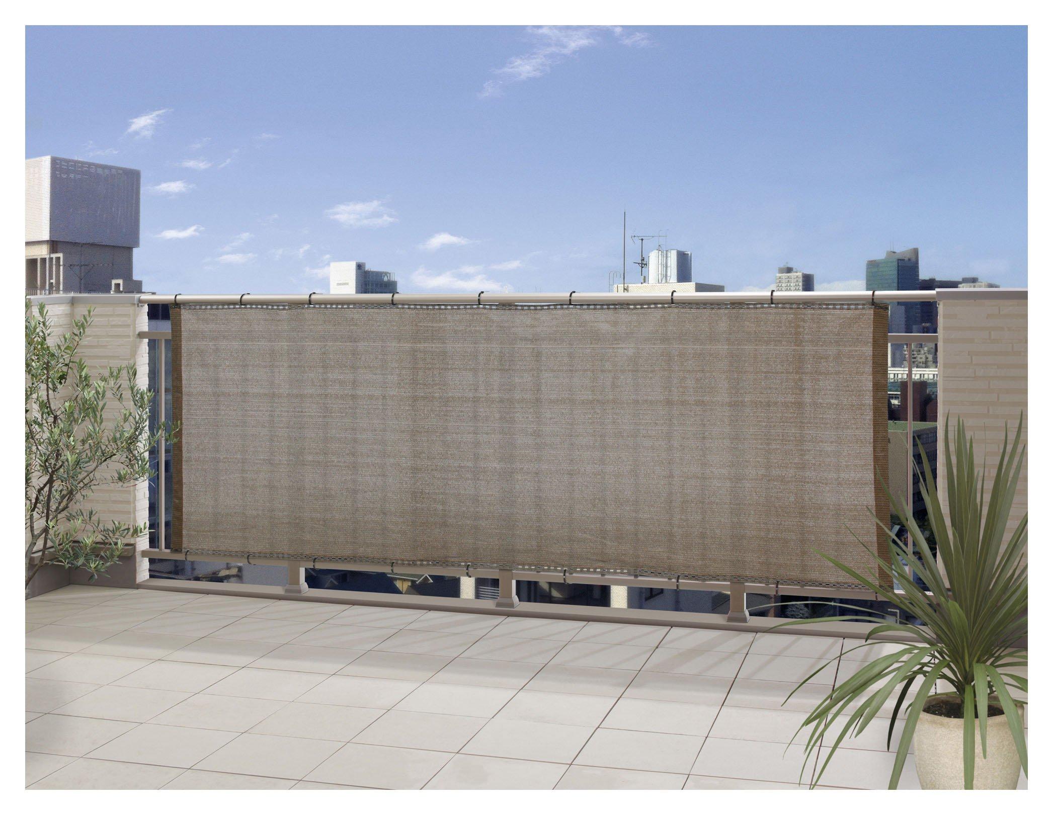 

Takasho GSP Balcony Sunshade, Mocha, 2.7 x 1m, Polyethylene, Perfect for Balcony Fences, 3-Year Warranty, Shade, Sunshade Awning, GSP-1027M
