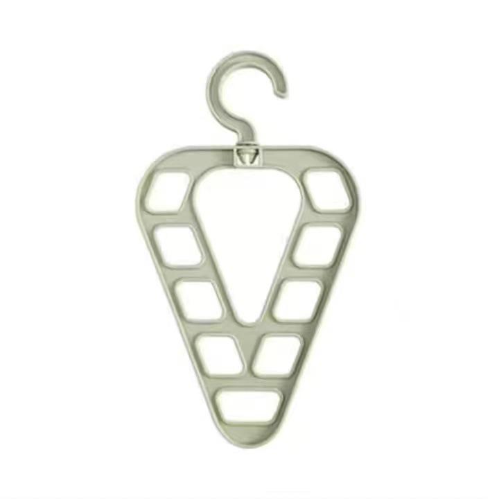 Вращающиеся вешалки для хранения одежды, органайзер для шкафа, многофункциональная вешалка с девятью отверстиями зелёный