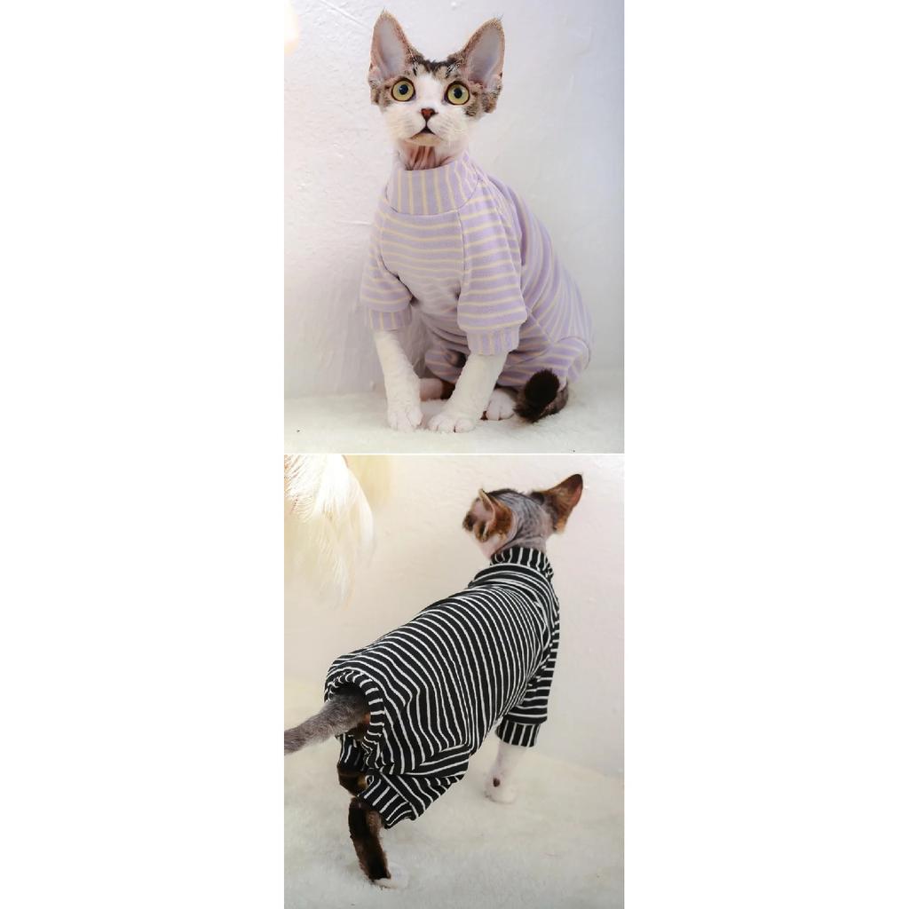 Sphynx Cat Clothes Cotton Kitten Cat Jumpsuit Winter Warm Cats Overalls Hoodies Costumes For Sphinx Devon Cat ropa para gato