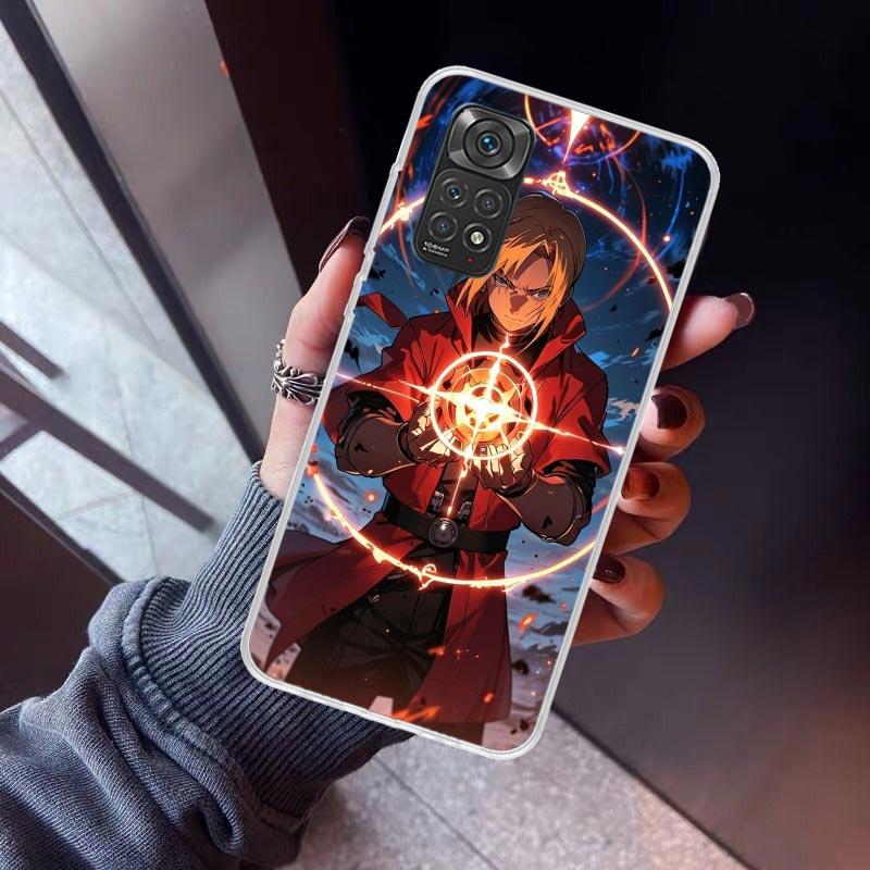 

Anime F-ullmetal A-Alchemist Phone Case For Xiaomi Redmi Note 10 11 12 13 14 15 Pro Plus 11S 12S 14S 11T 11E 10S Soft TPU Back C Redmi Note 10 4G
