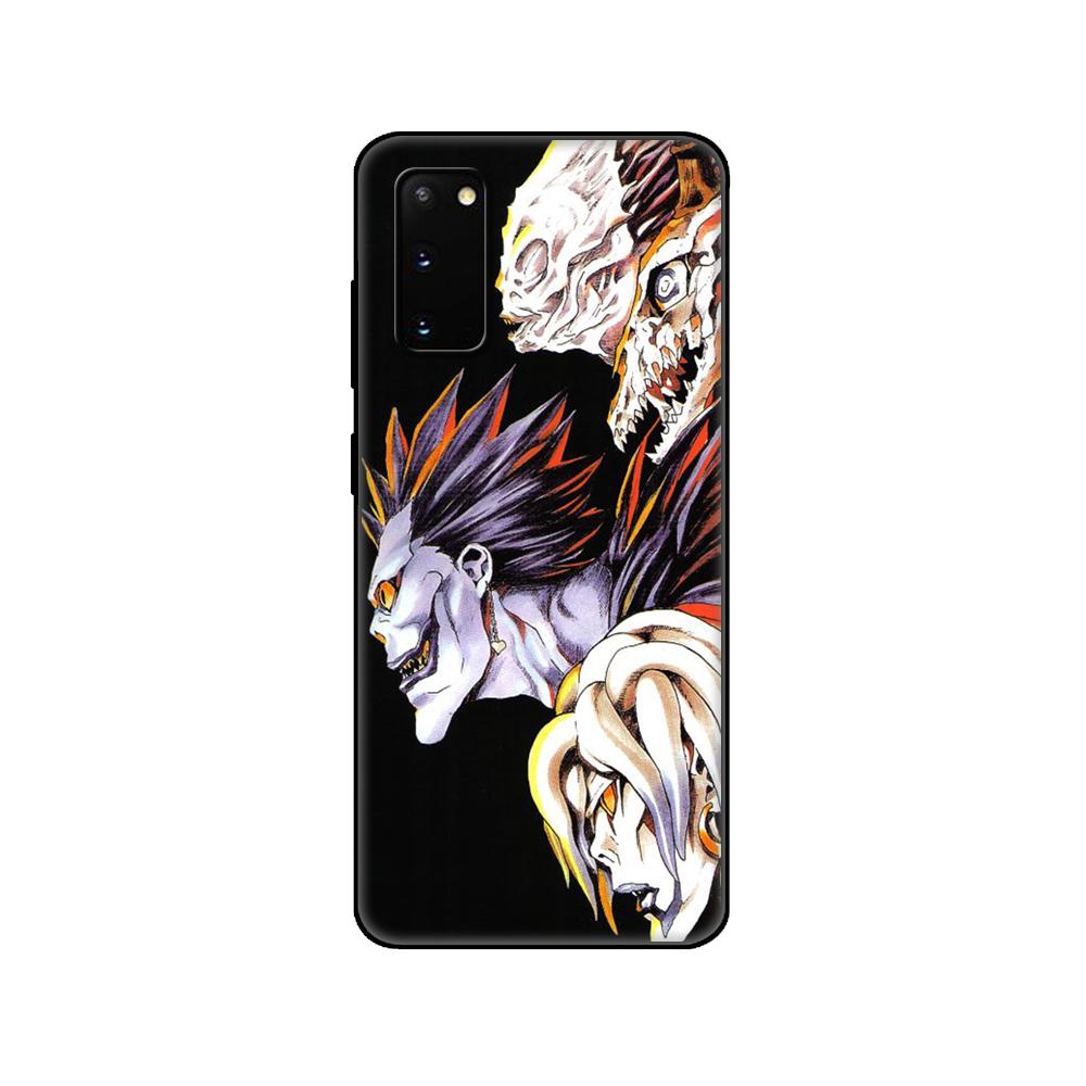 Black tpu Case For Samsung galaxy S20 /S20 PLUS/S20 ultra/S20+ /S20FE back cover Japanese Anime