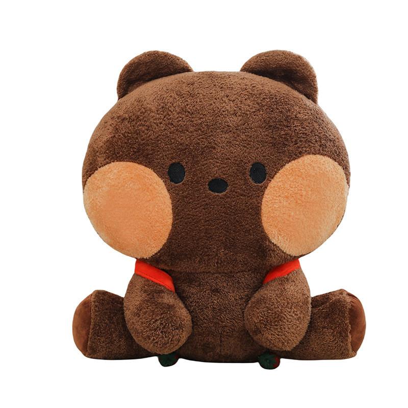 And Bear Brown Salli Chicken Plush Doll Animal Design Childrens Cartoon Doll
