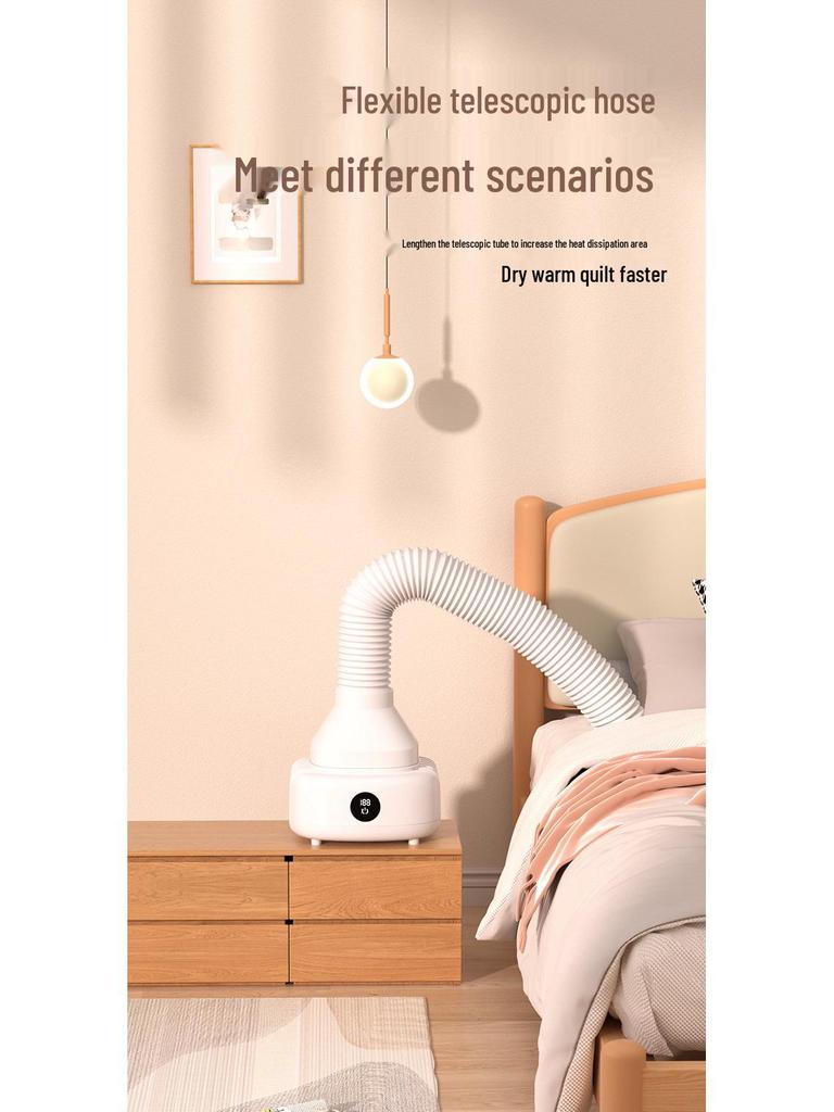 Foldable 3-in-1 Portable Air and Shoe Dryer for Dorms and Travel