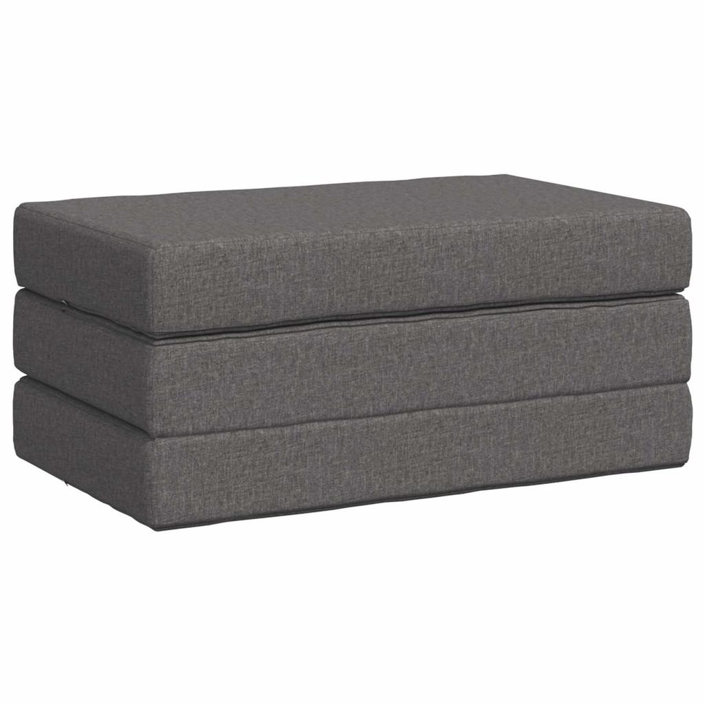 Folding Sofa Bed 80 x 67 x 45 cm Light Grey
