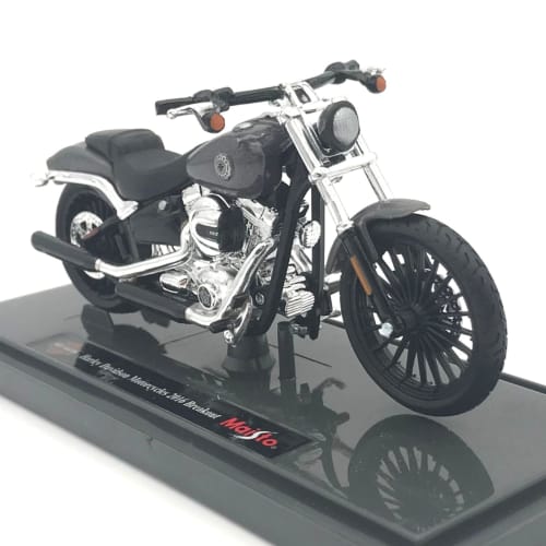 Maisto 1/18 Scale Harley-Davidson 2016 Breakout Gray Diecast Motorcycle Finished Model 39360 (20112)