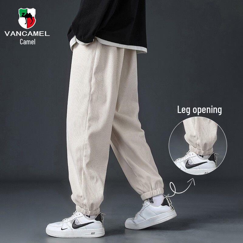 Men s VANCAMEL Corduroy Casual Sweatpants S