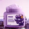 Grape Exfoliating Scrub - Alcohol-Free,Non-Greasy Exfoliating Body Scrub with Grape Extract & Plant Scent, Gentle Physical Exfoliation, Daily Skincare