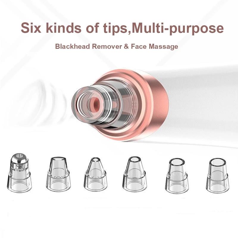 Blackhead Remover Vacuum Face Skin Care Tools Nose Acne Black Dot Pimple Removal Machine Deep Pore Cleaner