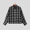 INCERUN S-XXXXXL Men Turn Down Collar Long Sleeve Plaid Loose Casual Shirts