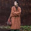 Women's Winter Quilted Ramie Cotton Coat - Vagabond Zen Style Robe