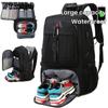 Spacious 17-inch Laptop Backpack For Travel, Camping, And Outdoor Activities, With Separate Compartment For Shoes, Suitable For Both Men And Women.