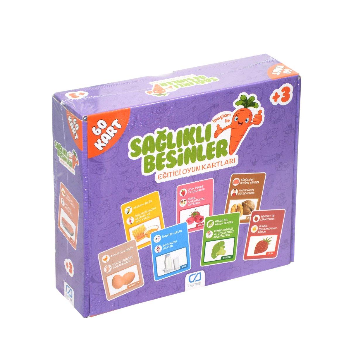 

5106 CA Games, Healthy Foods - Образовательные игральные карты / +3 года