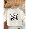 European Sizes Cute And Easy Print Design, Comfortable Round-Neck Sweatshirt for  Kids