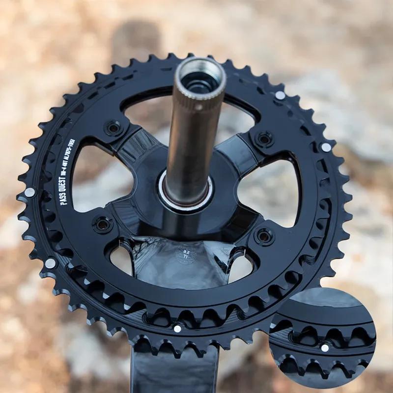 110 Bcd Double Chainring for Shimano 105 R7100 UT R8100 DA R9200 Road Bike Tray 52 36 53 39 54 40 50 34 48 35 46 33 2X 110bcd