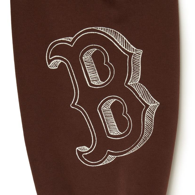 New MLB Knitted Sweatpants Unisex Dark Brown 3APTB0434-43BRD
