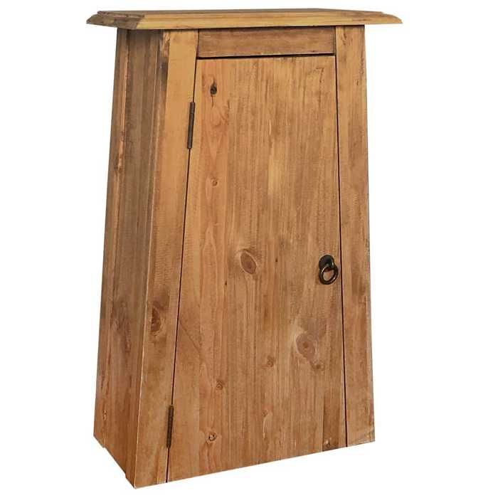 VidaXL Bathroom Side Cabinet Solid Pine 42x23x70 Cm 246039