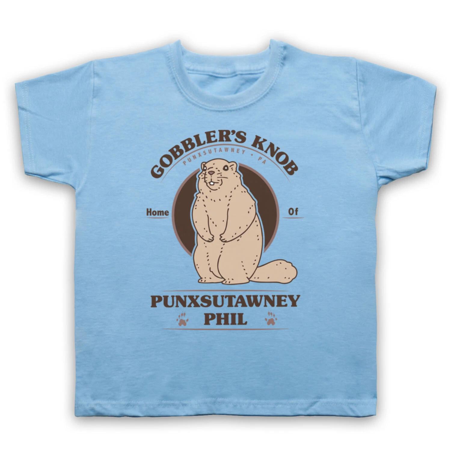 GROUNDHOG DAY GOBBLER S KNOB PUNXSUTAWNEY PHIL THANKSGIVING XMAS CHILDS Boys Baby Children T-shirt 100