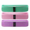 3pc Resistance Elastic Booty Bands Squat Glute Workout Non-slip Trainer Thick Band Yoga Pilates Hip Circle Expander Band for Gym