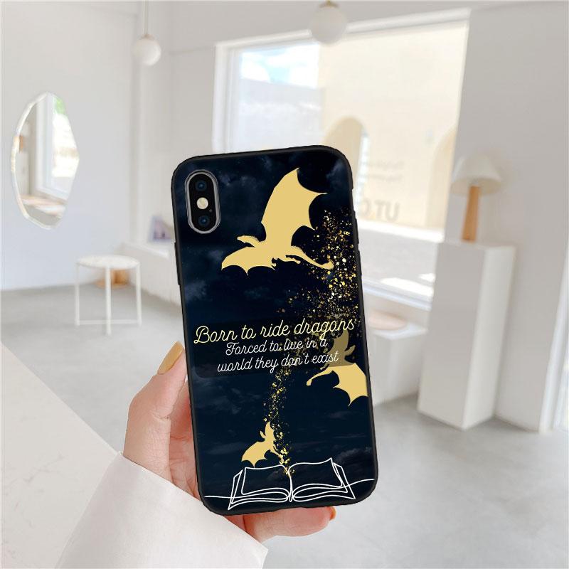 BF59 Fourth wing dragons Soft Shell Phone Case for Xiaomi Poco C40 C50 C51 C55 C65 C71 C75 F3 F5 F6 F7 M2 M3 Pro Ultra
